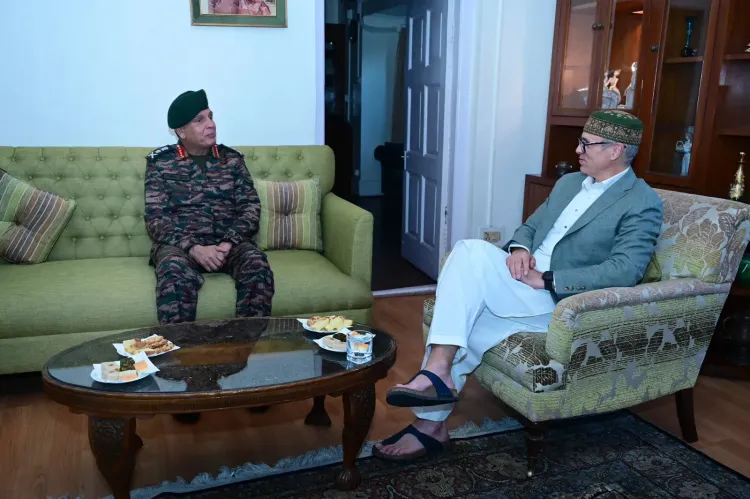 Army Chief Gen Dhiraj Seth's maiden J&K visit: meets L-G, CM, reviews security