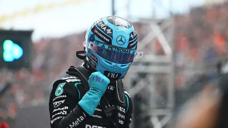 George Russell wins Zandvoort Sprint, closes F1 title gap
