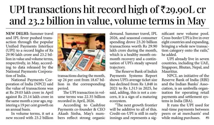 Giriraj Singh hails UPI hitting ₹29.9 lakh cr record