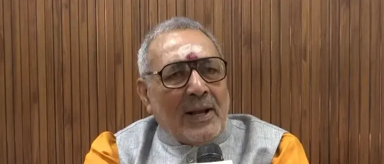 Giriraj Singh invokes Nehru's 1962 gold appeal to counter Rahul Gandhi's 'failure' charge
