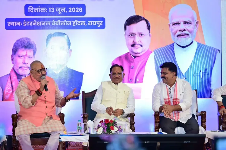 Giriraj Singh joins Chhattisgarh CM at Raipur media event marking 12 years of Modi govt