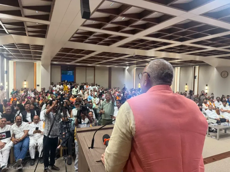 Giriraj Singh leads Viksit Bharat Sammelan in Raipur