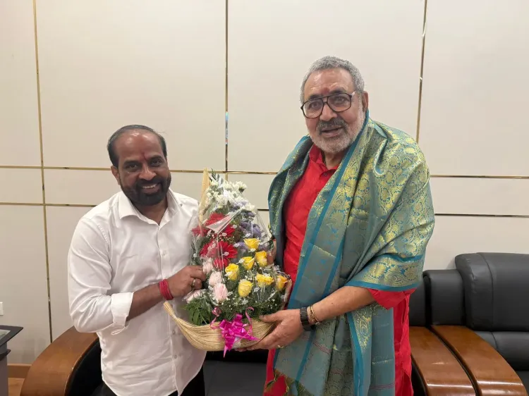 Giriraj Singh Meets Andhra Pradesh Health Minister in Courtesy Call