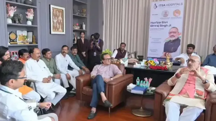 Giriraj Singh Meets Doctors, Highlights 12 Years of Health Reforms