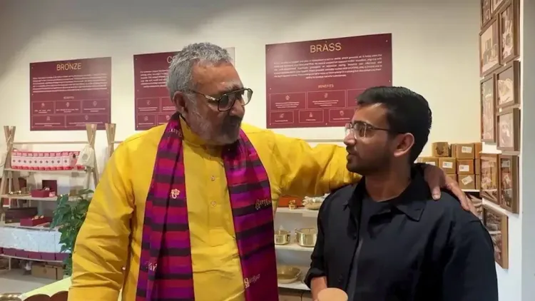 Giriraj Singh meets P. TAL founder, hails ₹35 cr startup journey