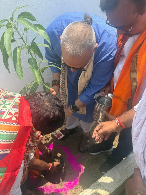 Giriraj Singh Plants Trees Under Ek Ped Maa Ke Naam Drive