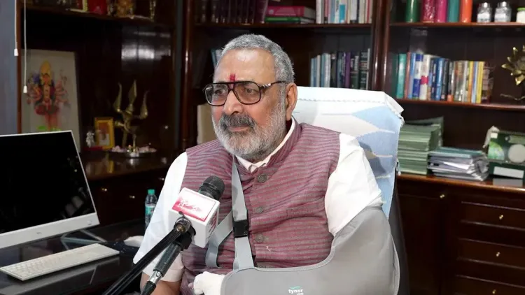 Giriraj Singh warns opposition of 'civil war' conspiracy plot
