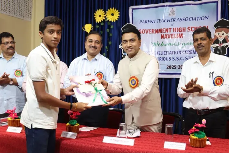Goa CM Pramod Sawant Meets Students, Teachers, and Parents