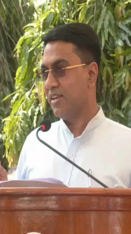 Goa CM Sawant gives police full powers to maintain law and order