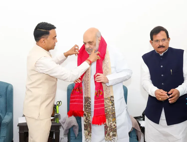 Goa CM Sawant meets Amit Shah on ST Assembly Reservation
