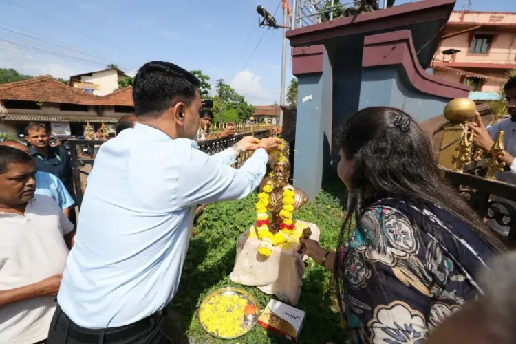 Goa CM Sawant pays tribute to Shivaji on Rajyabhishek Din