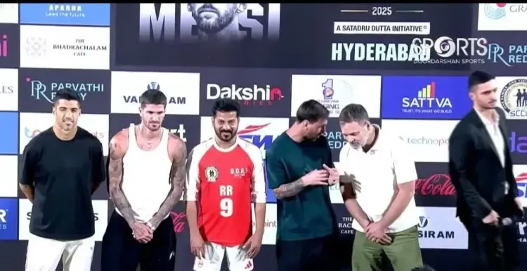 Is Messi Making Waves at Uppal Stadium in Hyderabad?
