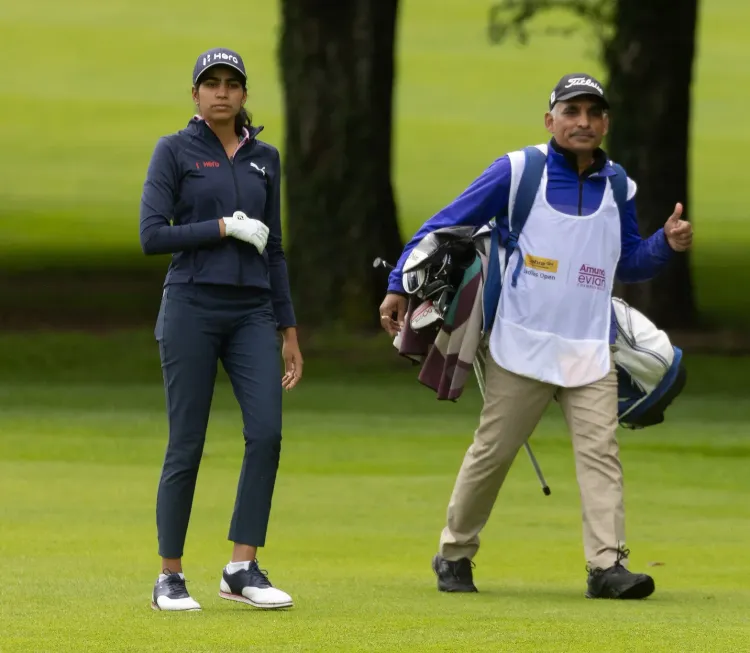 Diksha Dagar fires 4-under 67, tied second at Jabra Ladies Open