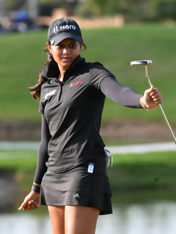 Pranavi Urs shoots 3-under 70, tied second at Morocco Ladies Open