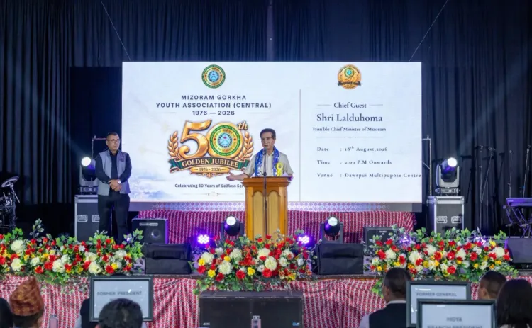 Gorkha community's role in Mizoram: CM Lalduhoma at MGYA Golden Jubilee