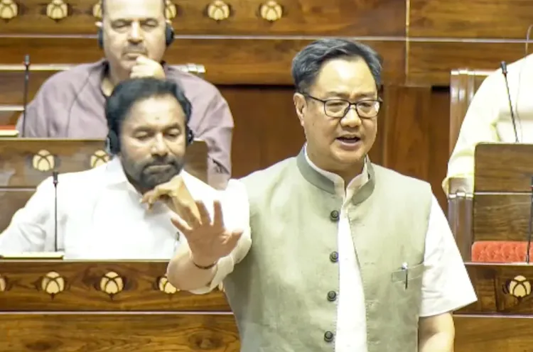 NEET paper leak: Rijiju says govt ready for debate, blames Opposition for deadlock