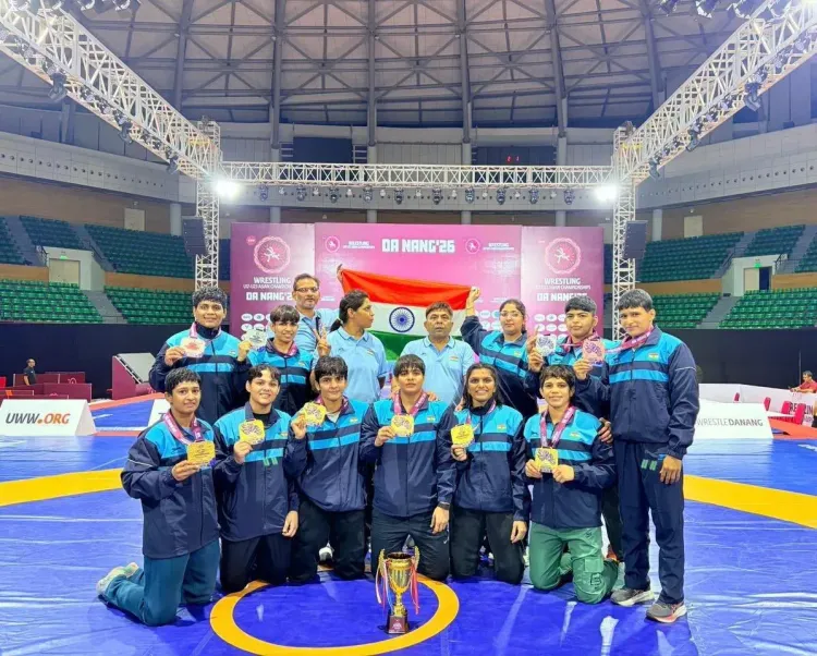 Goyal Hails India's Double Wrestling Title at U23 Asian C'ships
