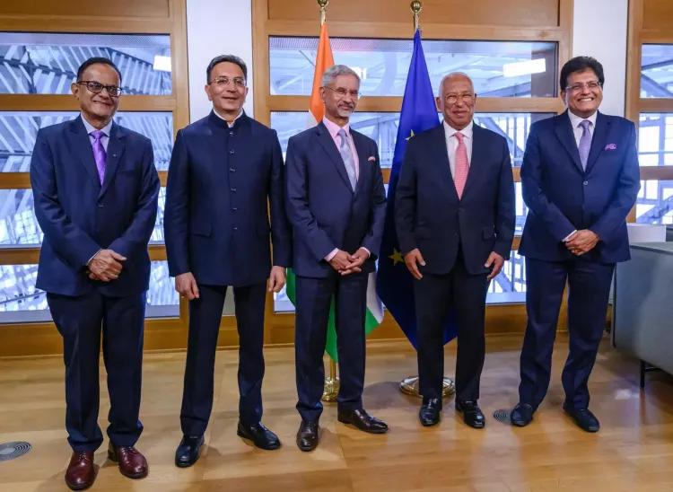 Goyal, Jaishankar call on EU Council President after India-EU FTA
