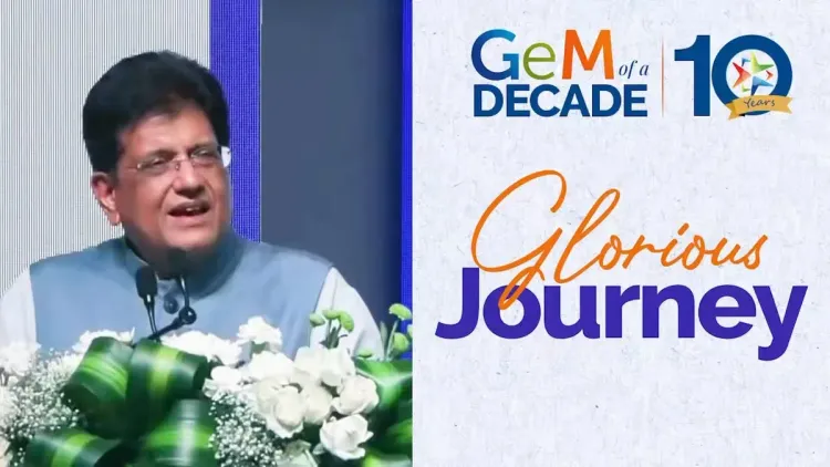 Goyal marks 10 years of GeM, India's public procurement overhaul