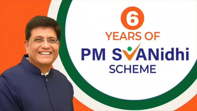 Goyal Marks 6 Years of PM SVANidhi, Cites 75 Lakh Vendors