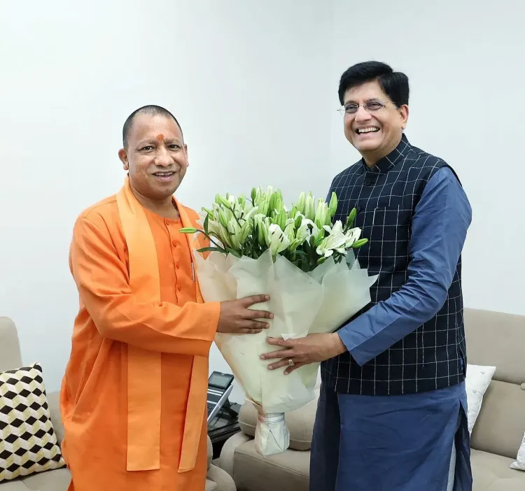 Goyal Wishes CM Yogi on Birthday, Cites UP Progress