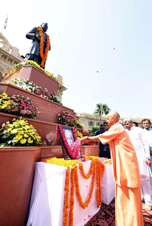 Chaudhary Charan Singh death anniversary: CM Yogi pays tribute in Lucknow