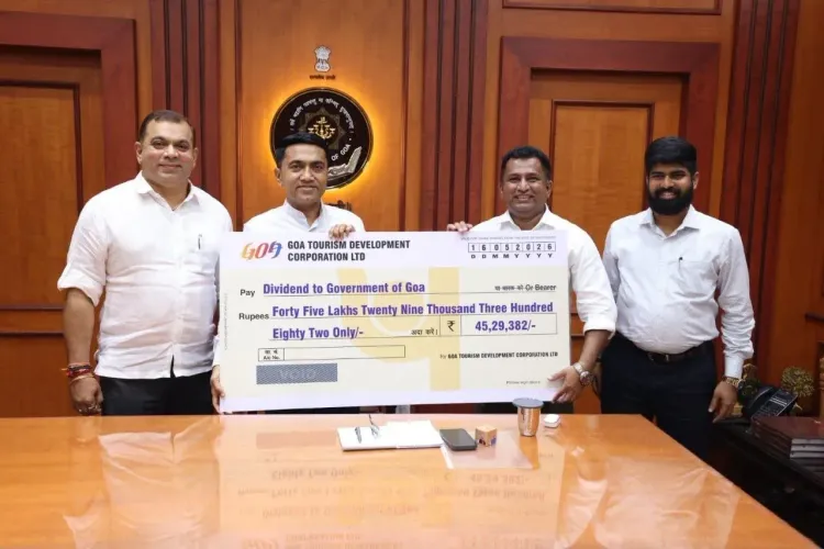 GTDC Hands Rs.45.29 Lakh Dividend to Goa CM Sawant