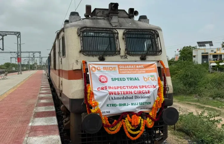 Gujarat's 63-km Katosan Road-Becharaji-Ranuj rail line clears 120 kmph speed trial