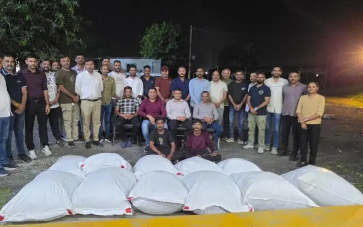 Rajkot SOG seizes 204.9 kg ganja worth ₹1.02 crore, two arrested near Bamanbor