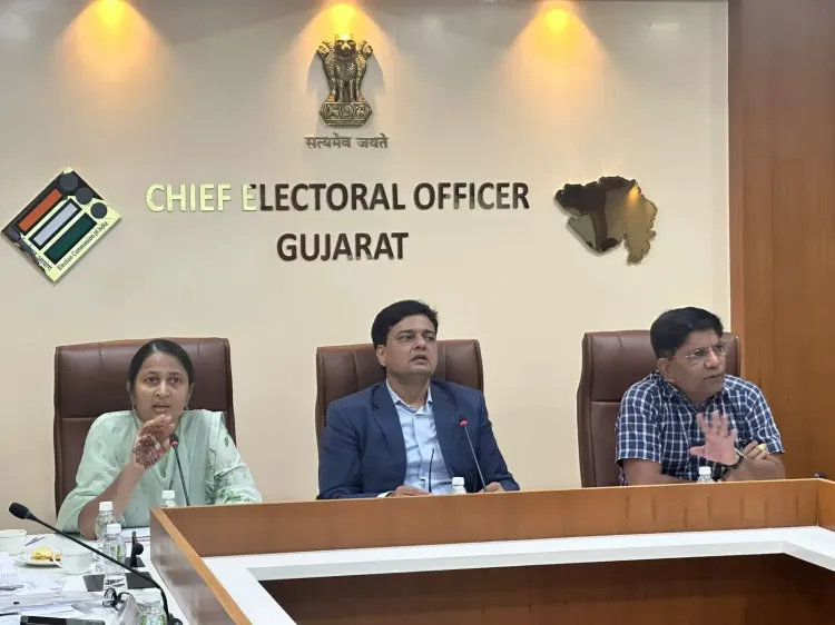 What Did the Gujarat CEO Discuss with Political Parties Regarding Voter List Revisions?