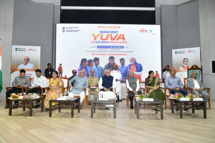Gujarat CM, Governor Rally Youth for Drug-Free India Drive