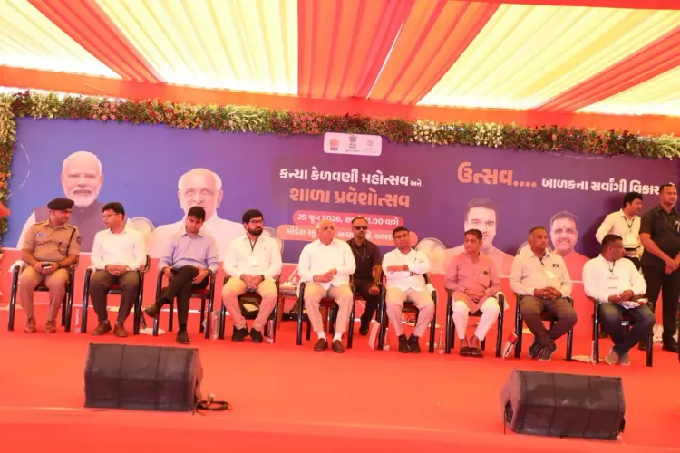 Gujarat CM lauds girl students at Shala Praveshotsav 2026