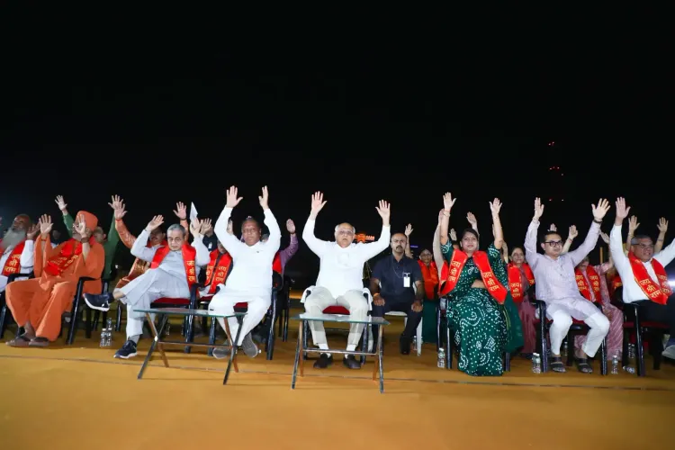 Gujarat CM Bhupendra Patel leads Ravana Dahan at Vijayadashami 2026 in Ahmedabad