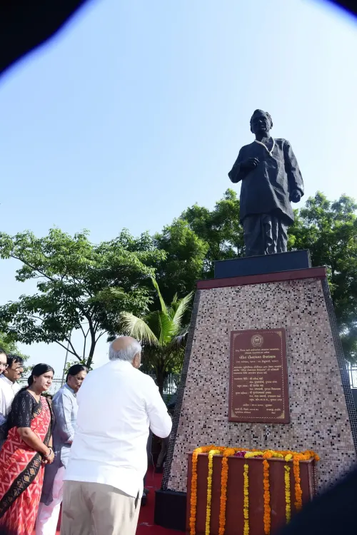 Gujarat CM Bhupendra Patel pays tribute to Deendayal Upadhyaya on birth anniversary in Ahmedabad