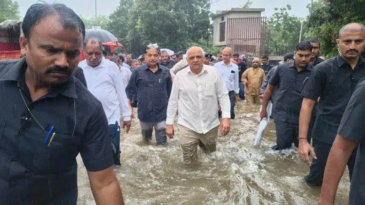 Gujarat CM Bhupendra Patel visits flood-hit Ahmedabad, orders war-footing relief