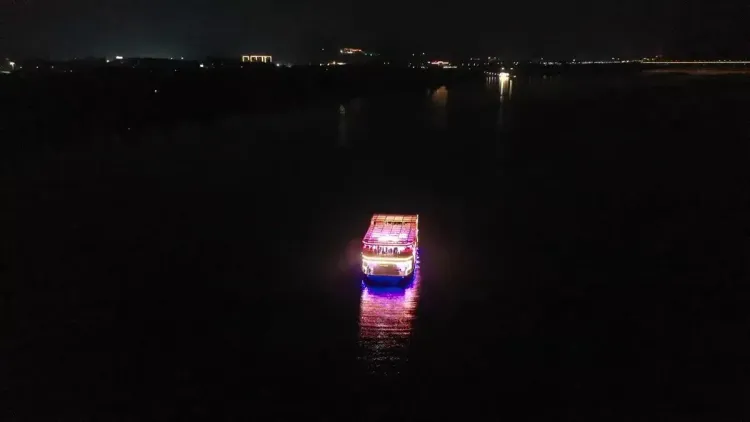 Gujarat CMO Launches Ekta Cruise on Narmada River
