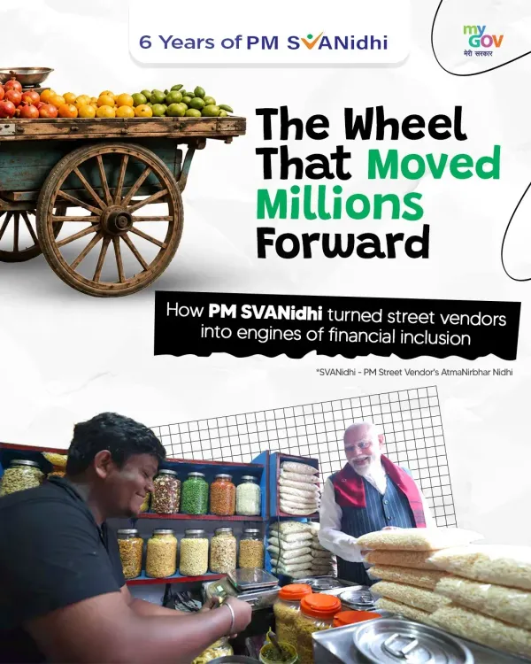 Gujarat CMO marks 6 years of PM SVANidhi for street vendors