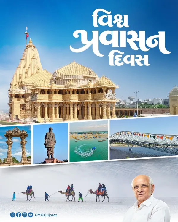 Gujarat CMO Showcases State's Tourism Gems on World Tourism Day