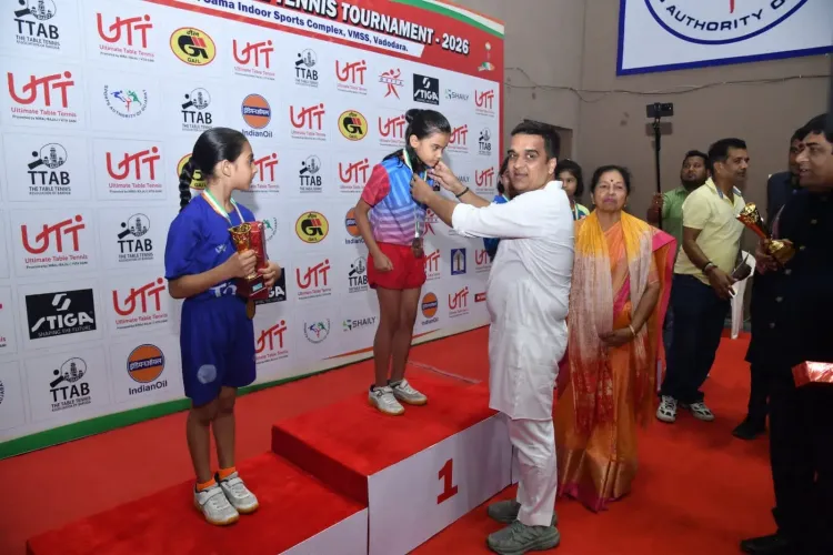 Gujarat Dy CM Harsh Sanghavi honours 775 table tennis players in Vadodara