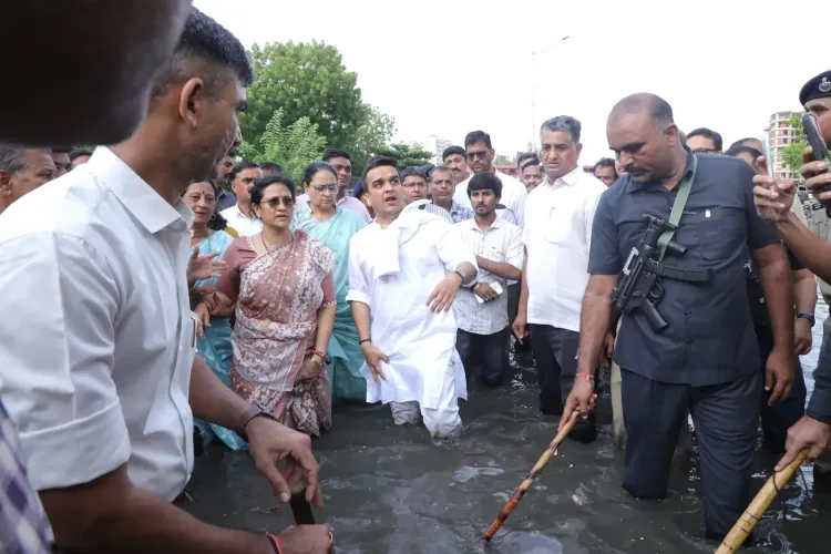 Surat floods: Dy CM Harsh Sanghavi tours Limbayat, Dindoli, orders urgent relief