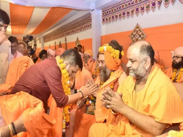 Did Gujarat Dy CM Walk 3.5 km to Bhavnath Temple to Perform Maha Aarti?