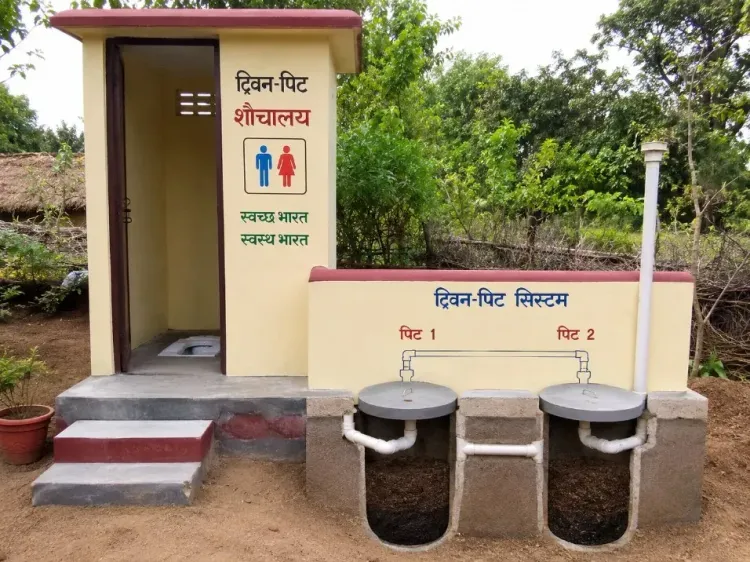 डांग जिला बना देश का ट्विन-पिट शौचालय मॉडल, 95% परिवारों ने अपनाई तकनीक