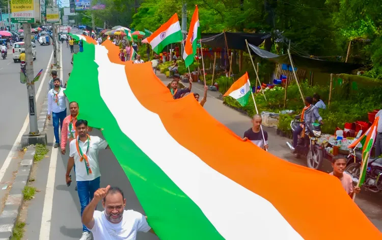 Rajkot Tiranga Yatra draws massive crowd ahead of Independence Day 2025