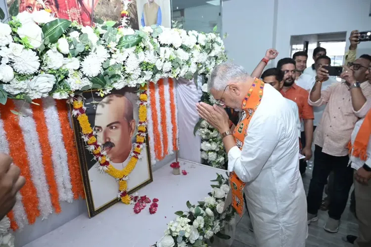 Shyama Prasad Mukherjee death anniversary: Gujarat BJP leaders pay tribute
