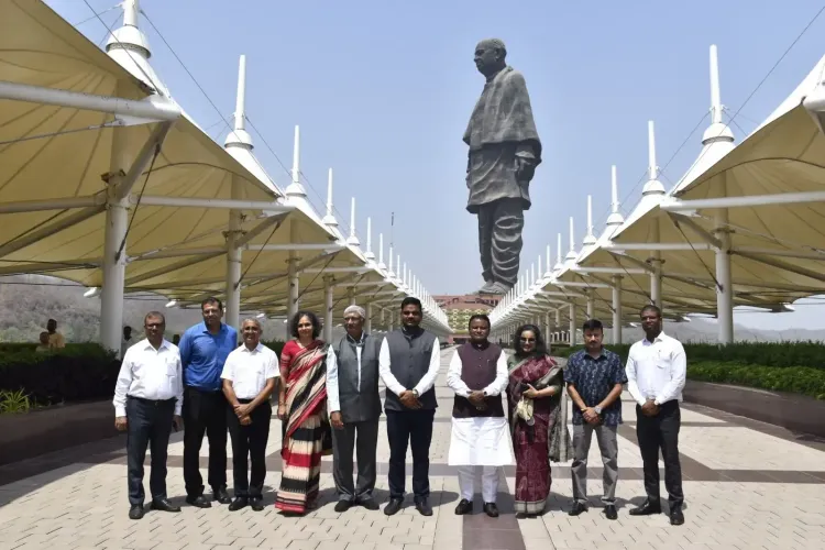 Odisha CM Majhi visits Statue of Unity, pays tribute to Sardar Patel
