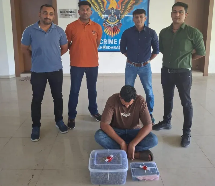 Ahmedabad drug bust: 1.975 kg hybrid ganja, Mercedes seized worth ₹79.67 lakh