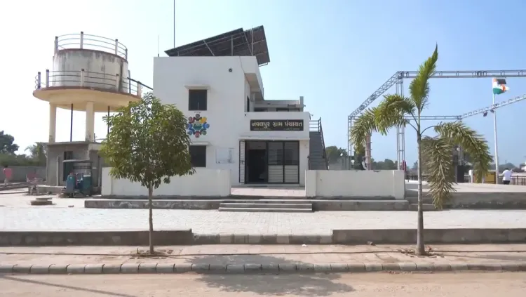 How has Gujarat’s Navalpur Gram Panchayat become a model of women-led governance?