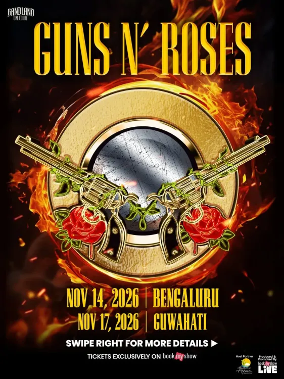 Guns N' Roses India tour 2026: Bengaluru on Nov 14, Guwahati Nov 17