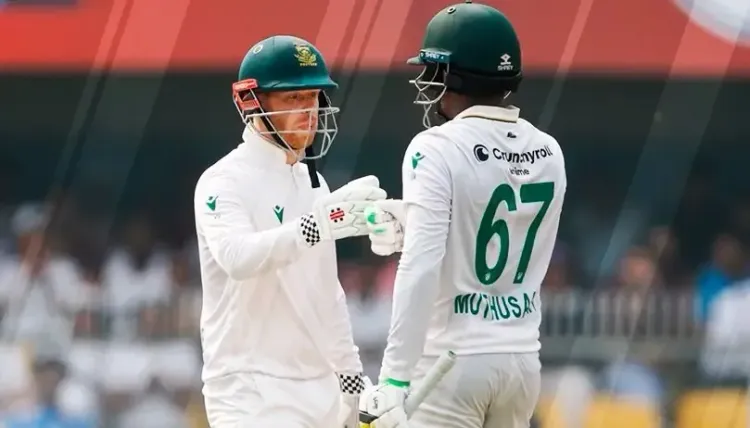 क्या गुवाहाटी टेस्ट में भारत के खिलाफ मुथुसामी-वेरेन की जोड़ी ने बनाया नया रिकॉर्ड?