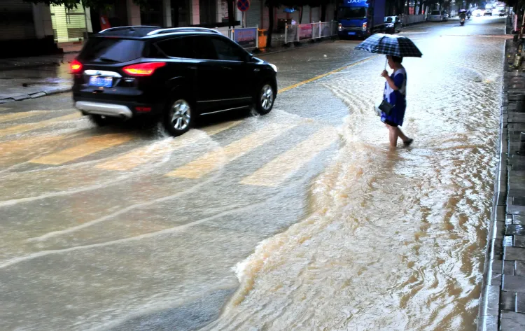 Is Guwahati Facing Heavy Rainfall and Power Outages Today?